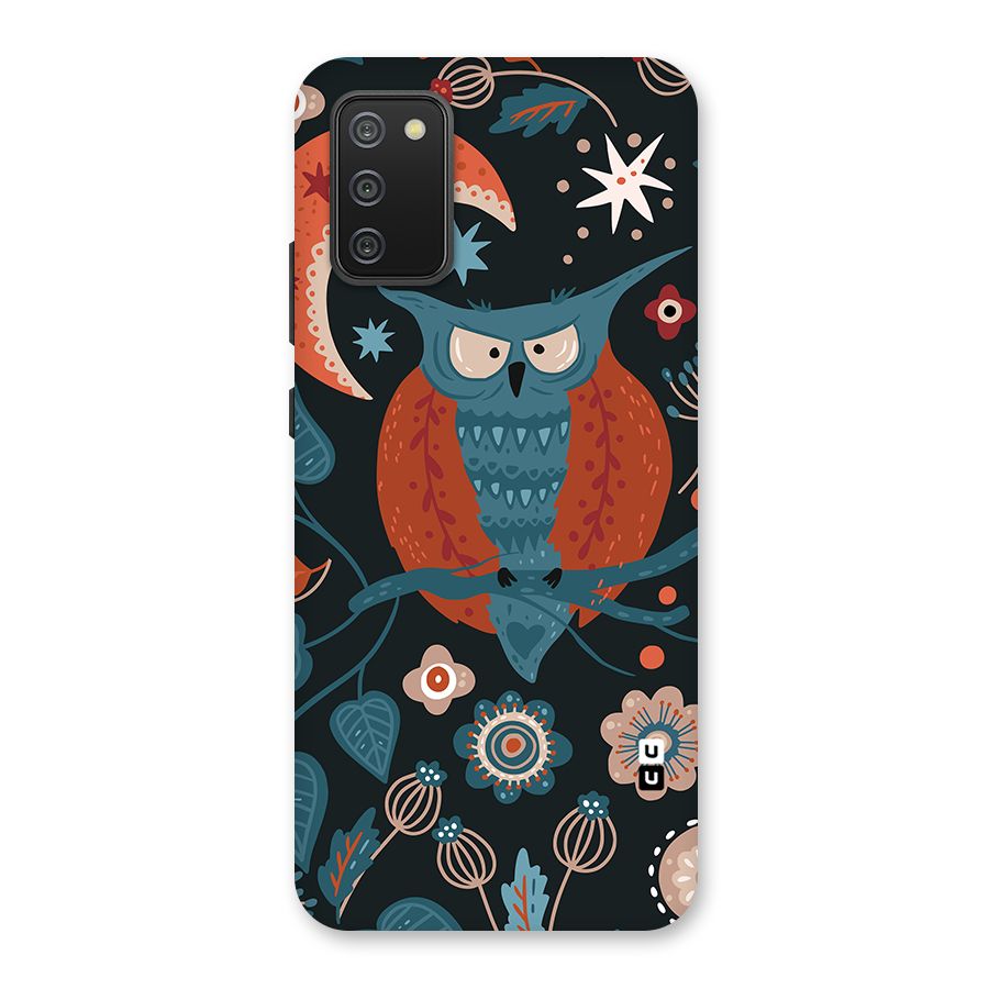 Nordic Arts Owl Moon Back Case for Galaxy M02s