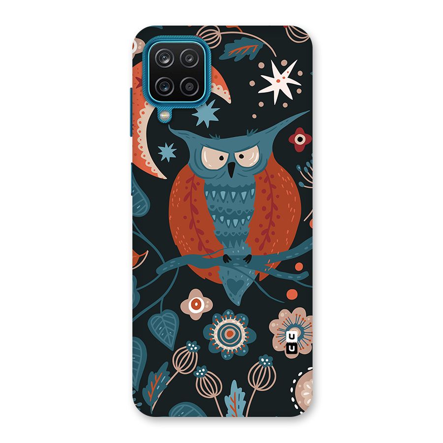 Nordic Arts Owl Moon Back Case for Galaxy M12