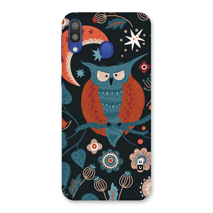 Nordic Arts Owl Moon Back Case for Galaxy M20