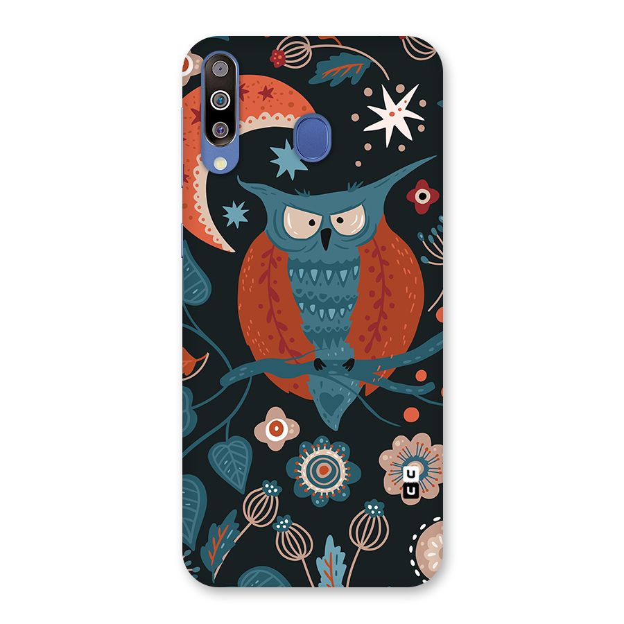 Nordic Arts Owl Moon Back Case for Galaxy M30
