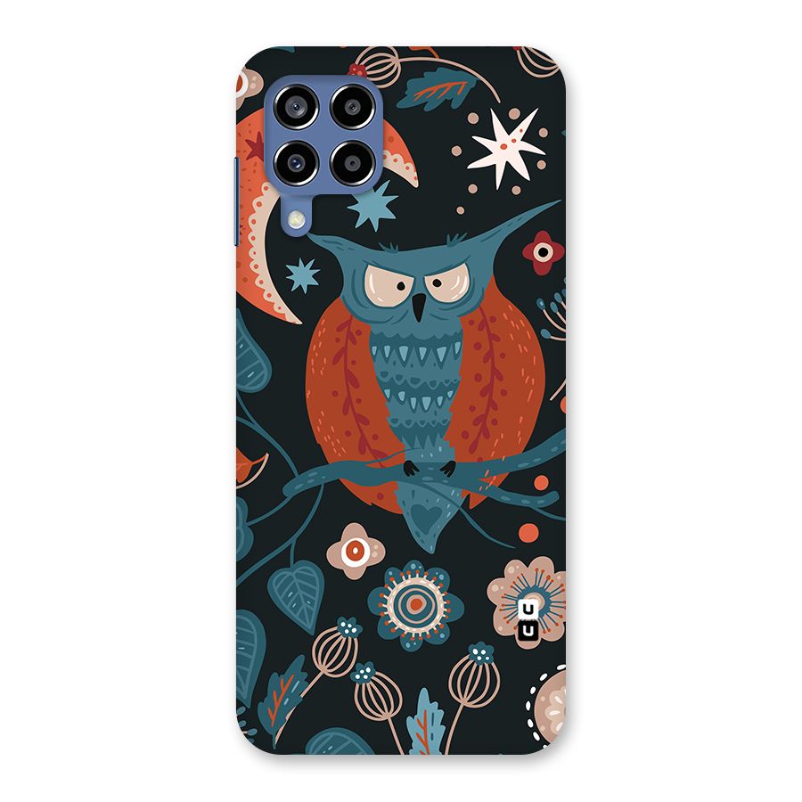 Nordic Arts Owl Moon Back Case for Galaxy M53 5G