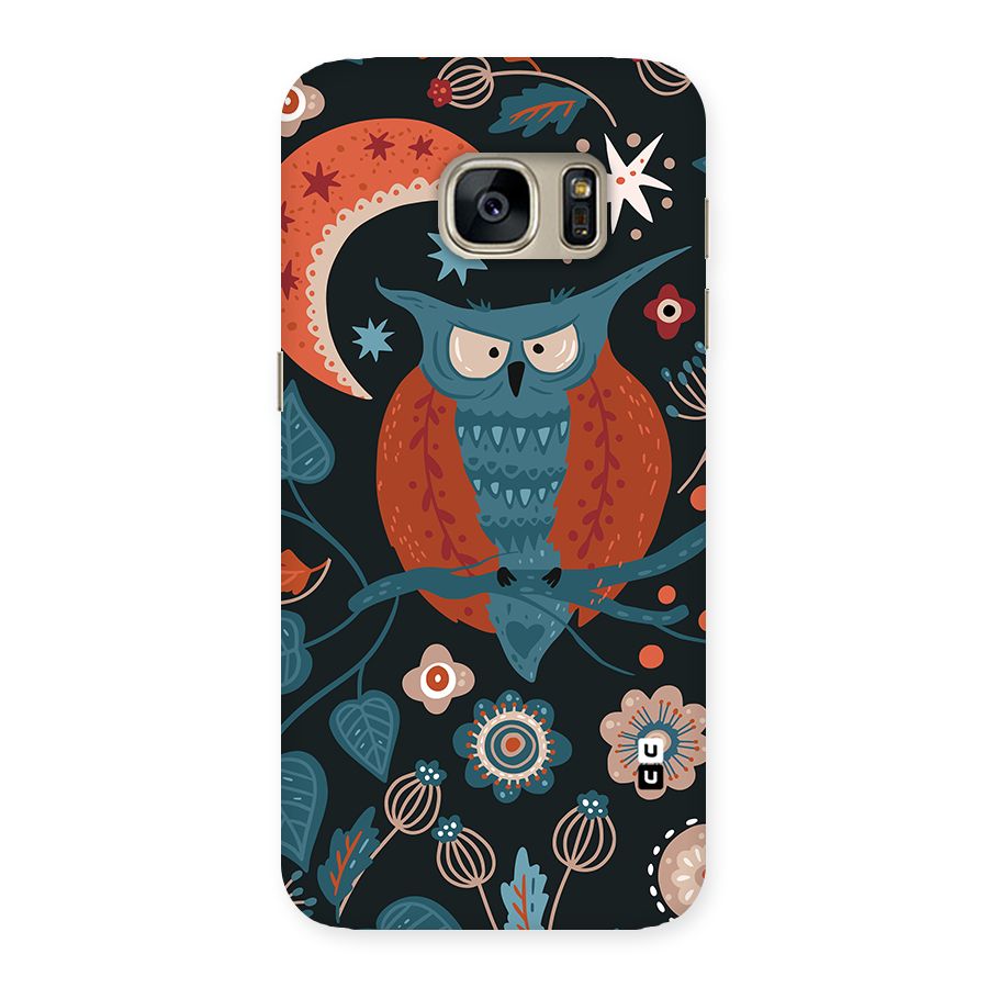 Nordic Arts Owl Moon Back Case for Galaxy S7