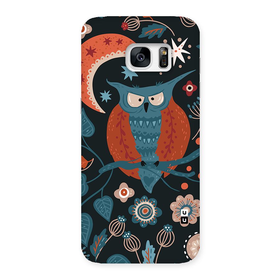 Nordic Arts Owl Moon Back Case for Galaxy S7 Edge