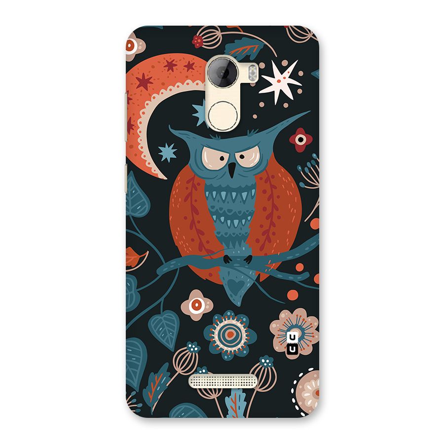Nordic Arts Owl Moon Back Case for Gionee A1 LIte