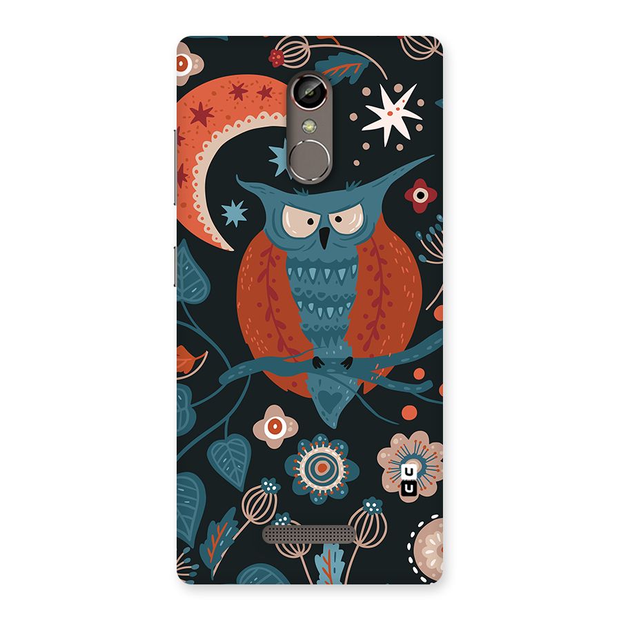 Nordic Arts Owl Moon Back Case for Gionee S6s