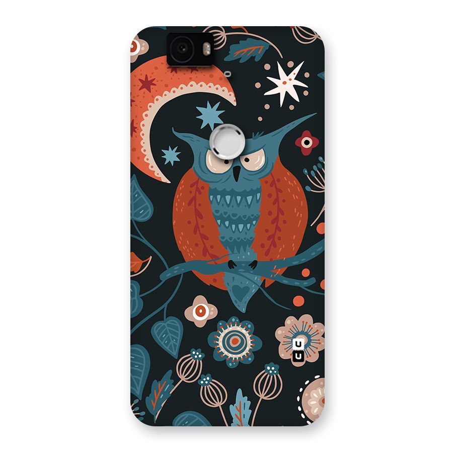 Nordic Arts Owl Moon Back Case for Google Nexus 6P