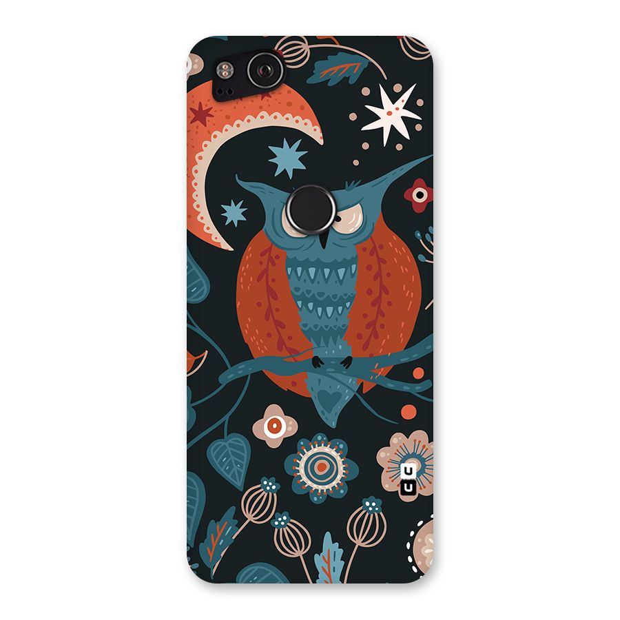 Nordic Arts Owl Moon Back Case for Google Pixel 2