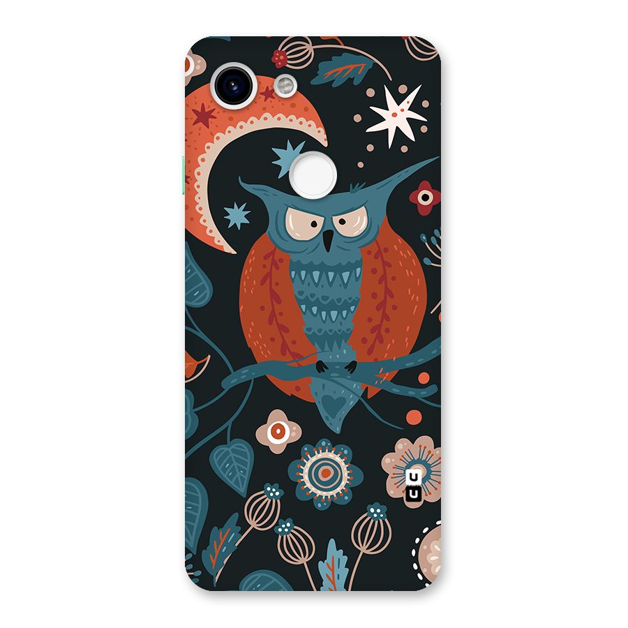 Nordic Arts Owl Moon Back Case for Google Pixel 3