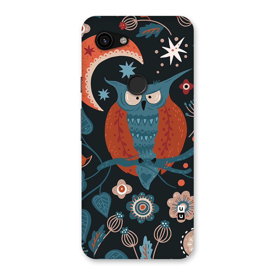 Nordic Arts Owl Moon Back Case for Google Pixel 3a