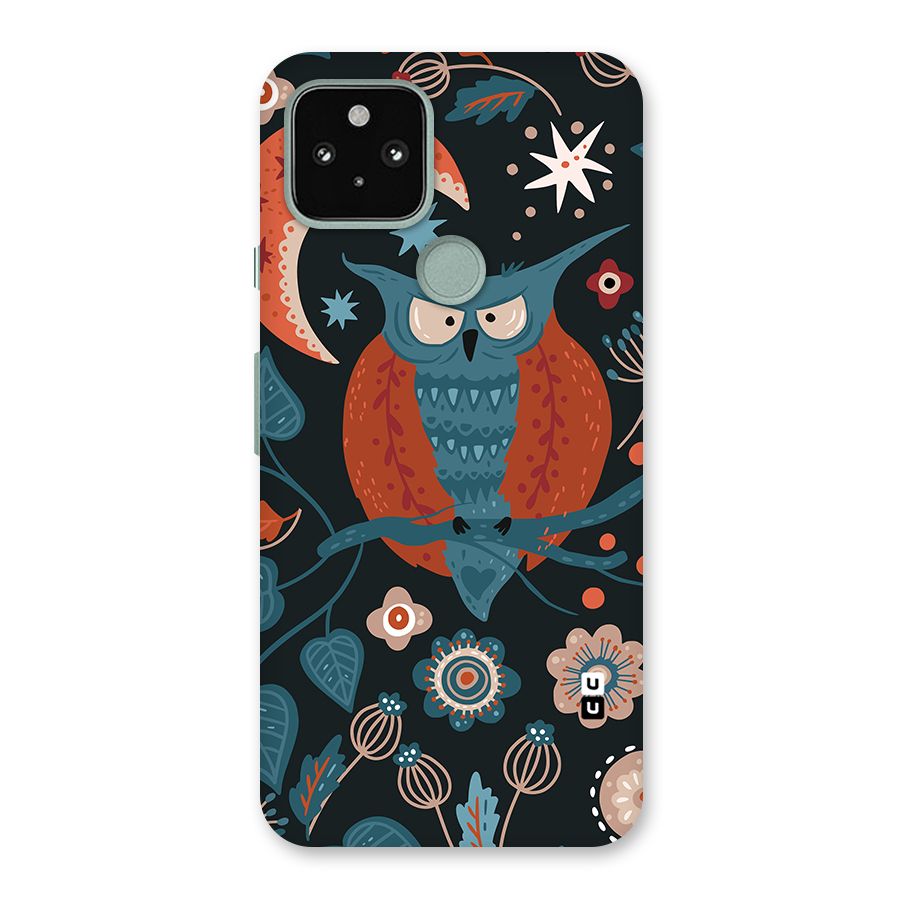 Nordic Arts Owl Moon Back Case for Google Pixel 5