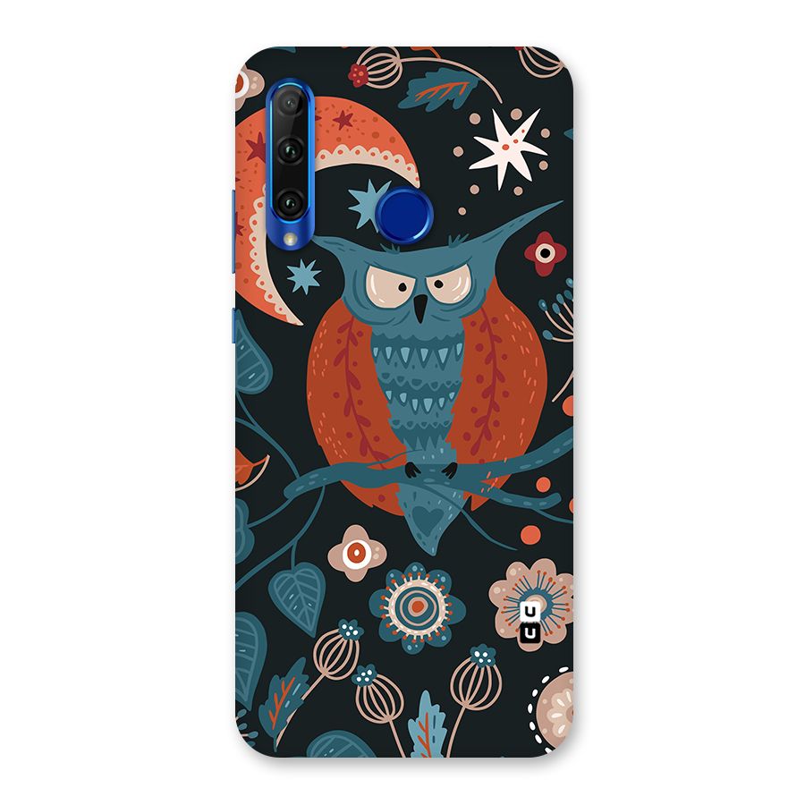 Nordic Arts Owl Moon Back Case for Honor 20i