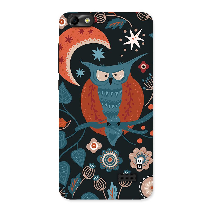 Nordic Arts Owl Moon Back Case for Honor 4C