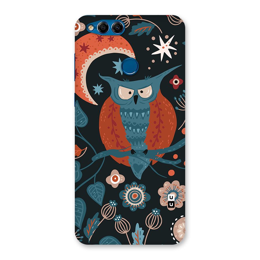 Nordic Arts Owl Moon Back Case for Honor 7X