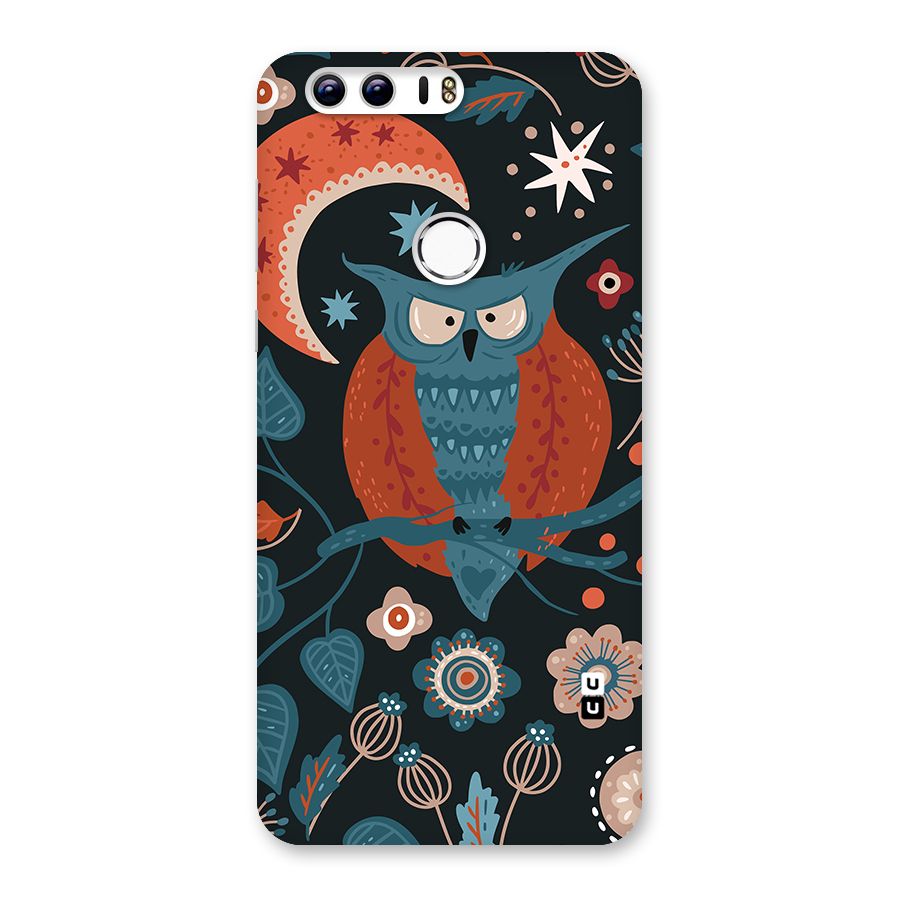 Nordic Arts Owl Moon Back Case for Honor 8