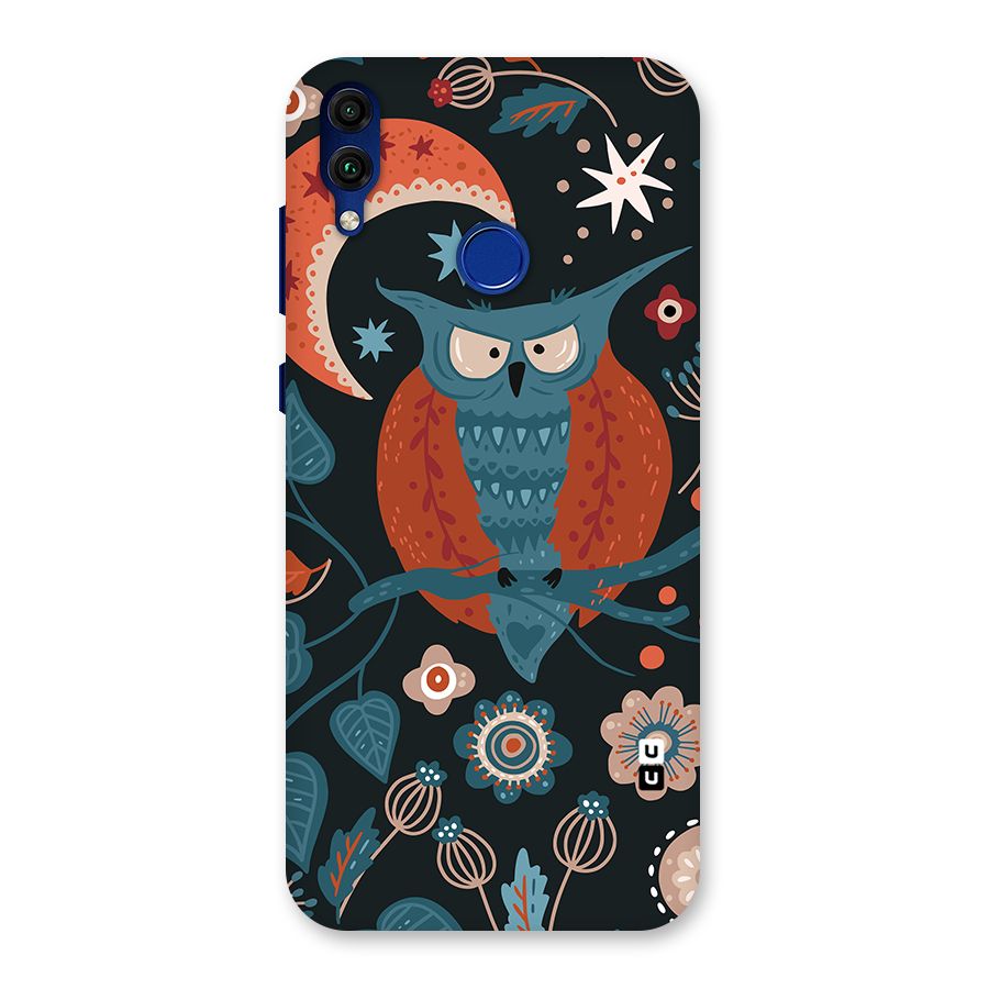 Nordic Arts Owl Moon Back Case for Honor 8C