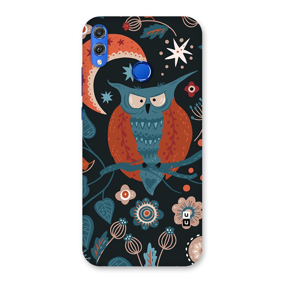 Nordic Arts Owl Moon Back Case for Honor 8X