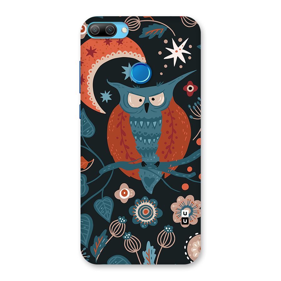 Nordic Arts Owl Moon Back Case for Honor 9N