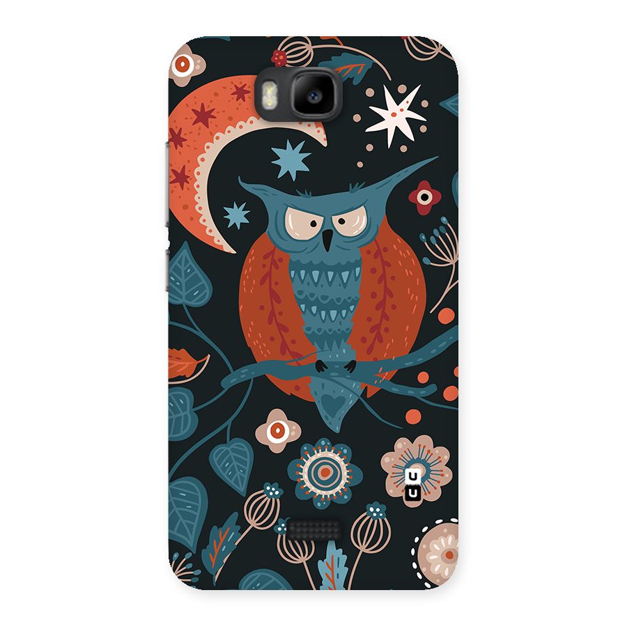 Nordic Arts Owl Moon Back Case for Honor Bee