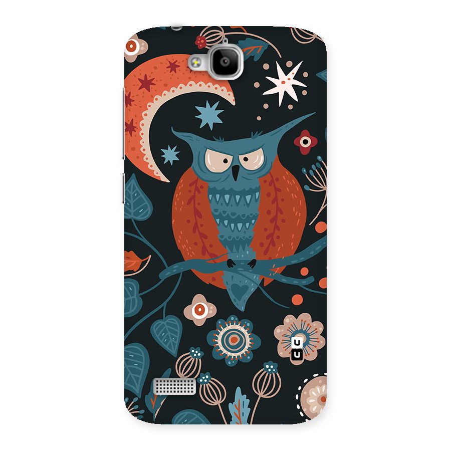 Nordic Arts Owl Moon Back Case for Honor Holly