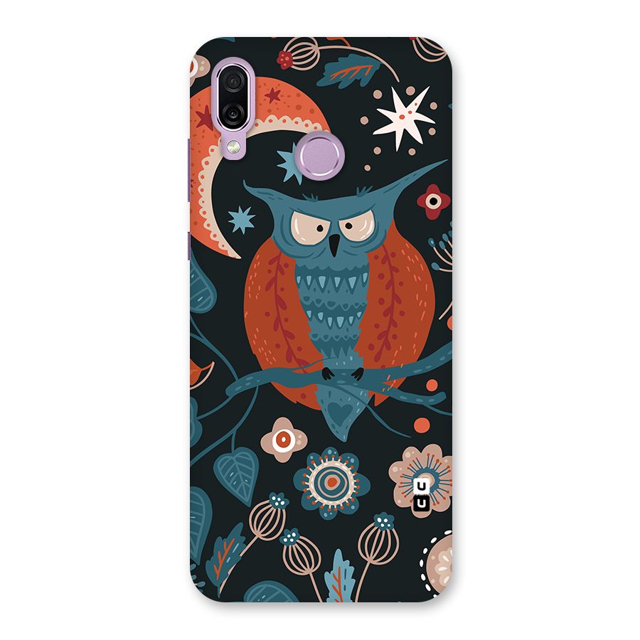 Nordic Arts Owl Moon Back Case for Honor Play