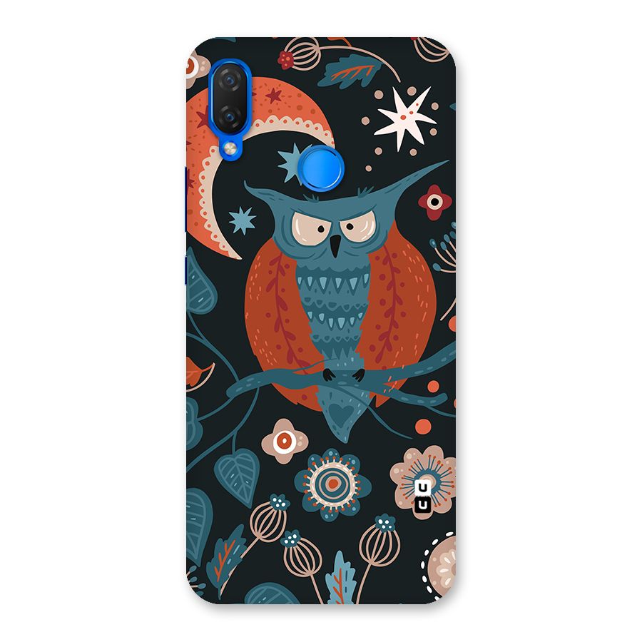 Nordic Arts Owl Moon Back Case for Huawei Nova 3i
