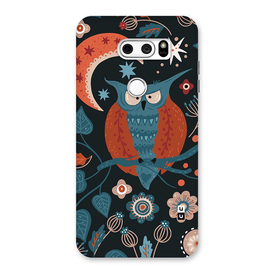 Nordic Arts Owl Moon Back Case for LG V30