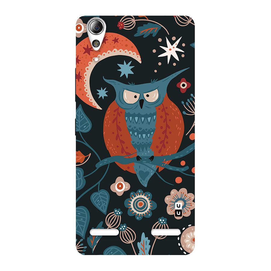 Nordic Arts Owl Moon Back Case for Lenovo A6000 Plus