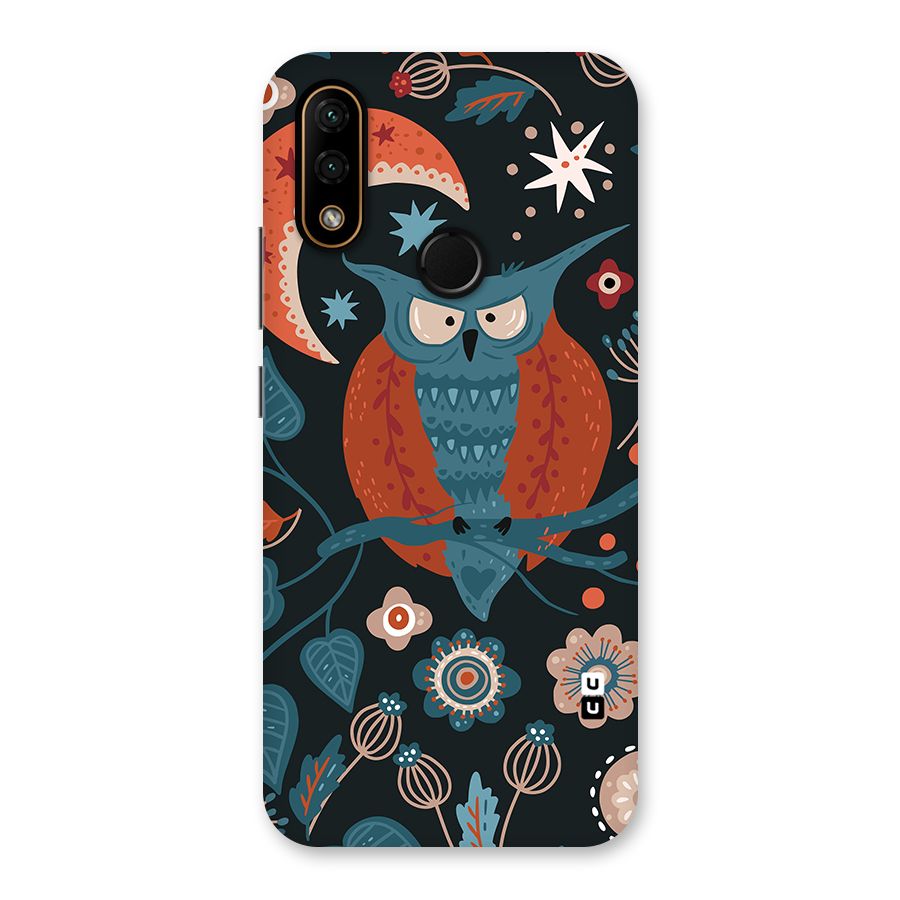 Nordic Arts Owl Moon Back Case for Lenovo A6 Note