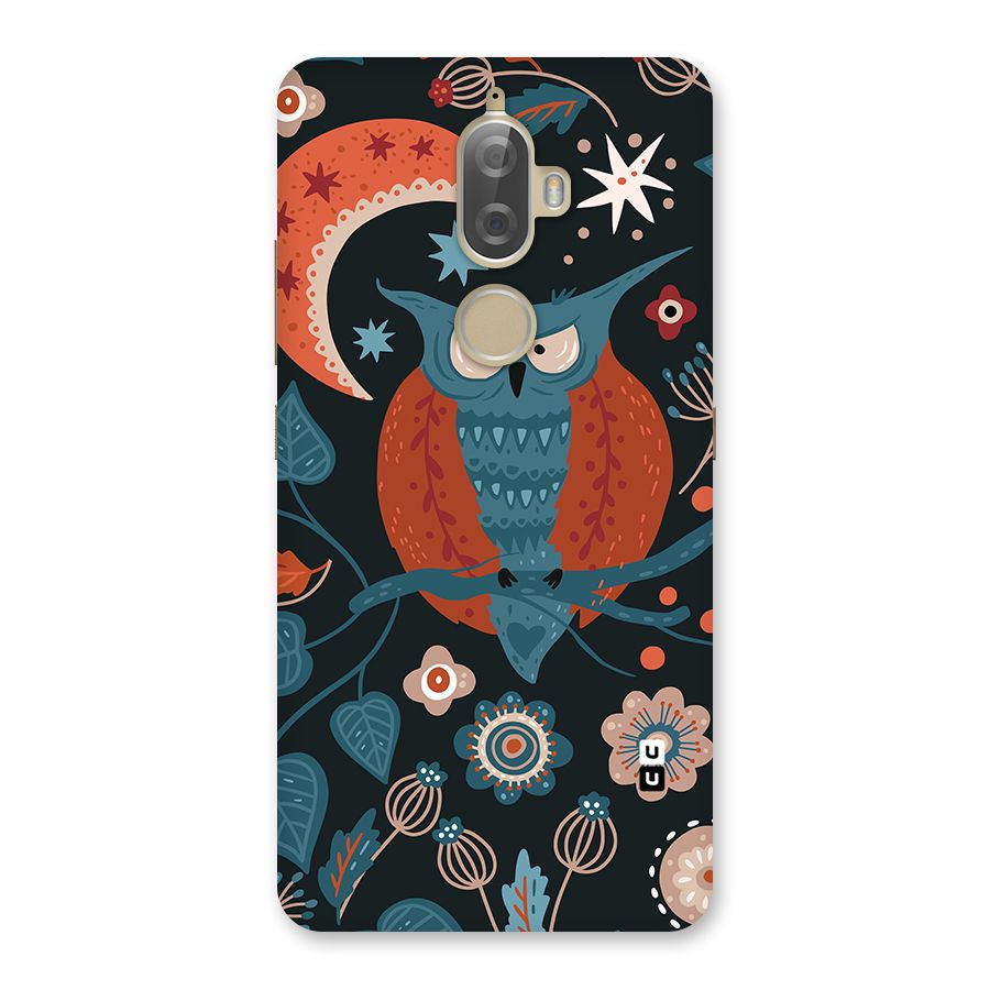 Nordic Arts Owl Moon Back Case for Lenovo K8 Plus