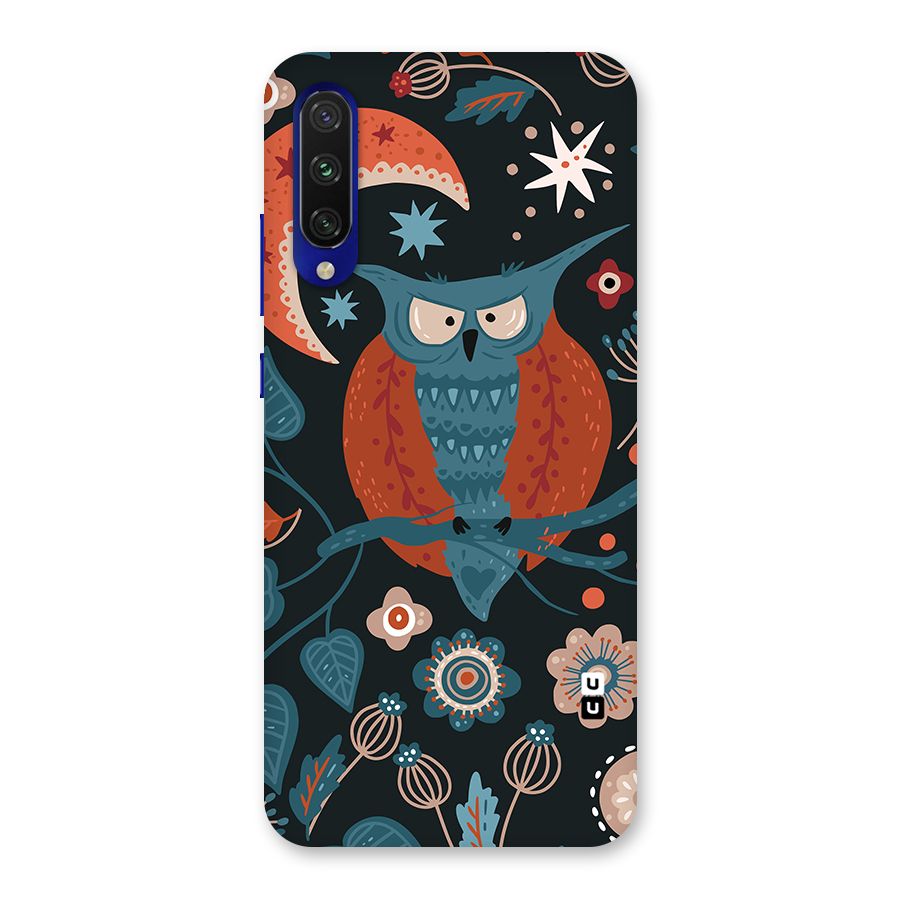 Nordic Arts Owl Moon Back Case for Mi A3