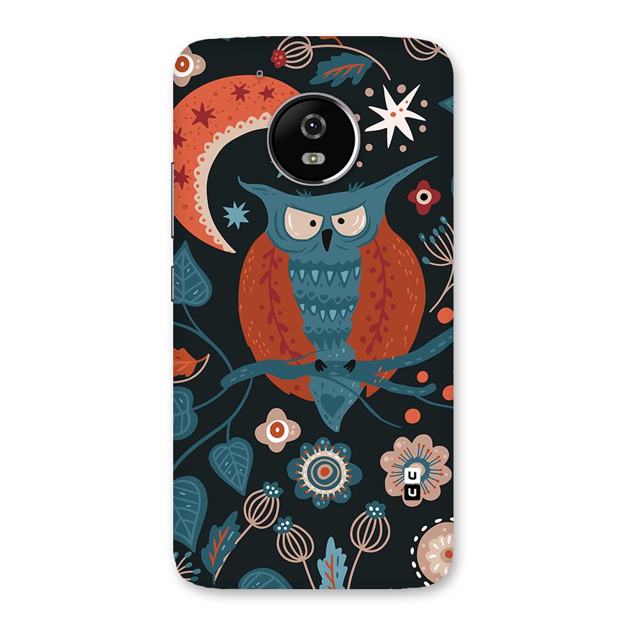 Nordic Arts Owl Moon Back Case for Moto G5