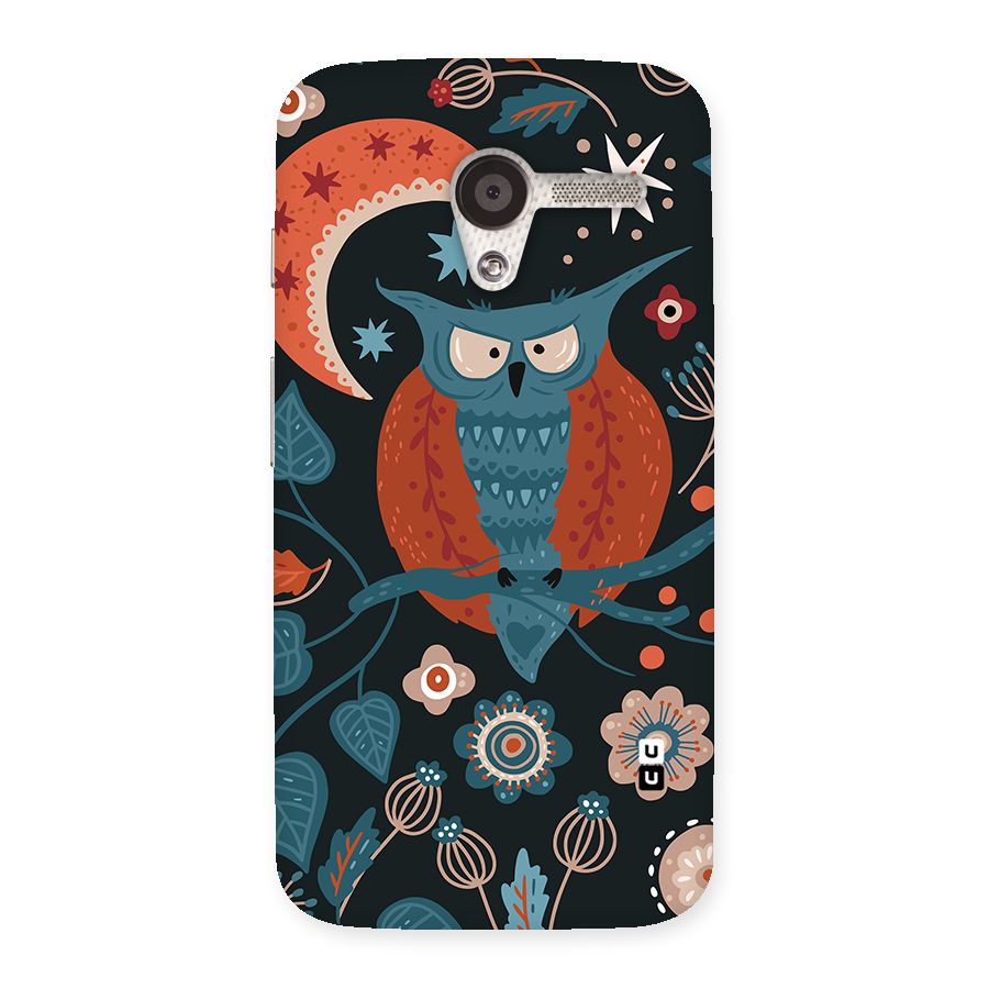 Nordic Arts Owl Moon Back Case for Moto X