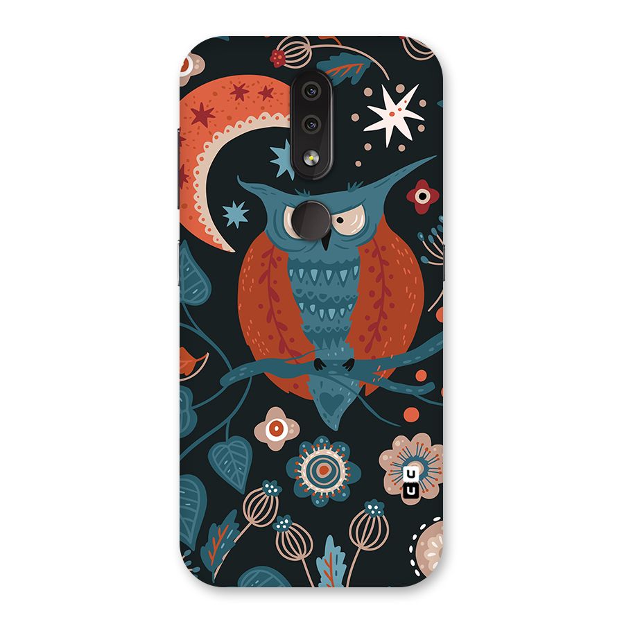 Nordic Arts Owl Moon Back Case for Nokia 4.2