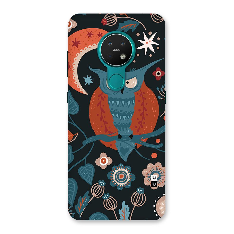 Nordic Arts Owl Moon Back Case for Nokia 7.2