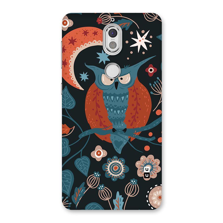 Nordic Arts Owl Moon Back Case for Nokia 7