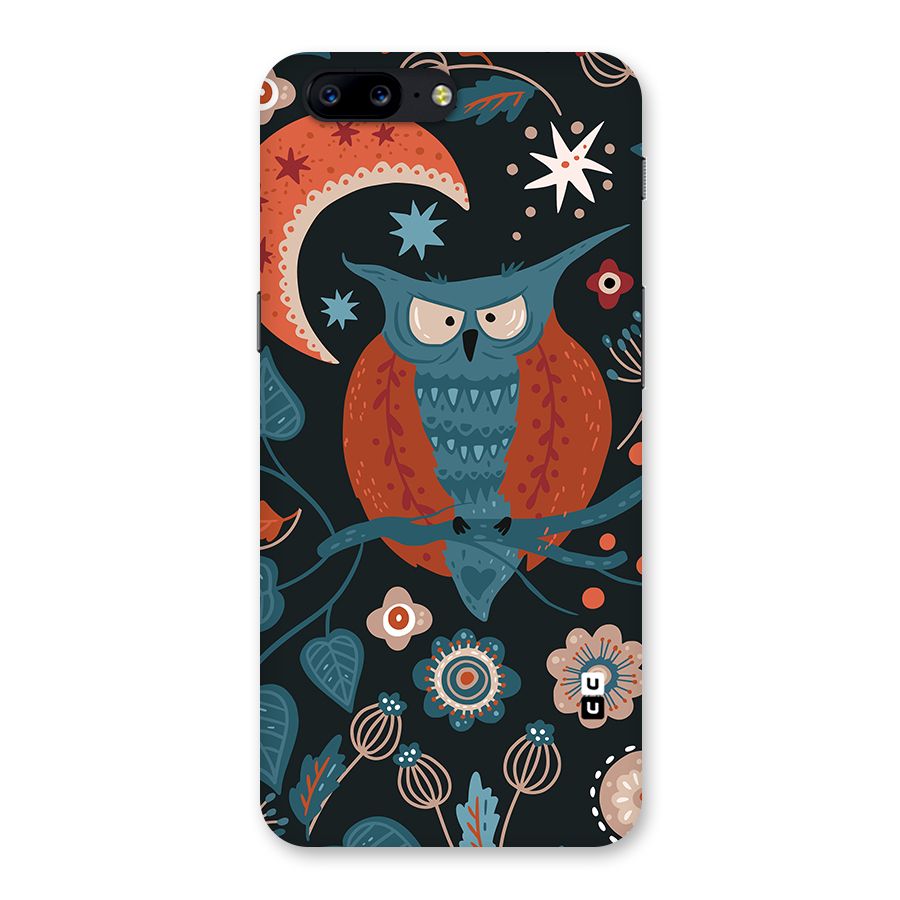 Nordic Arts Owl Moon Back Case for OnePlus 5