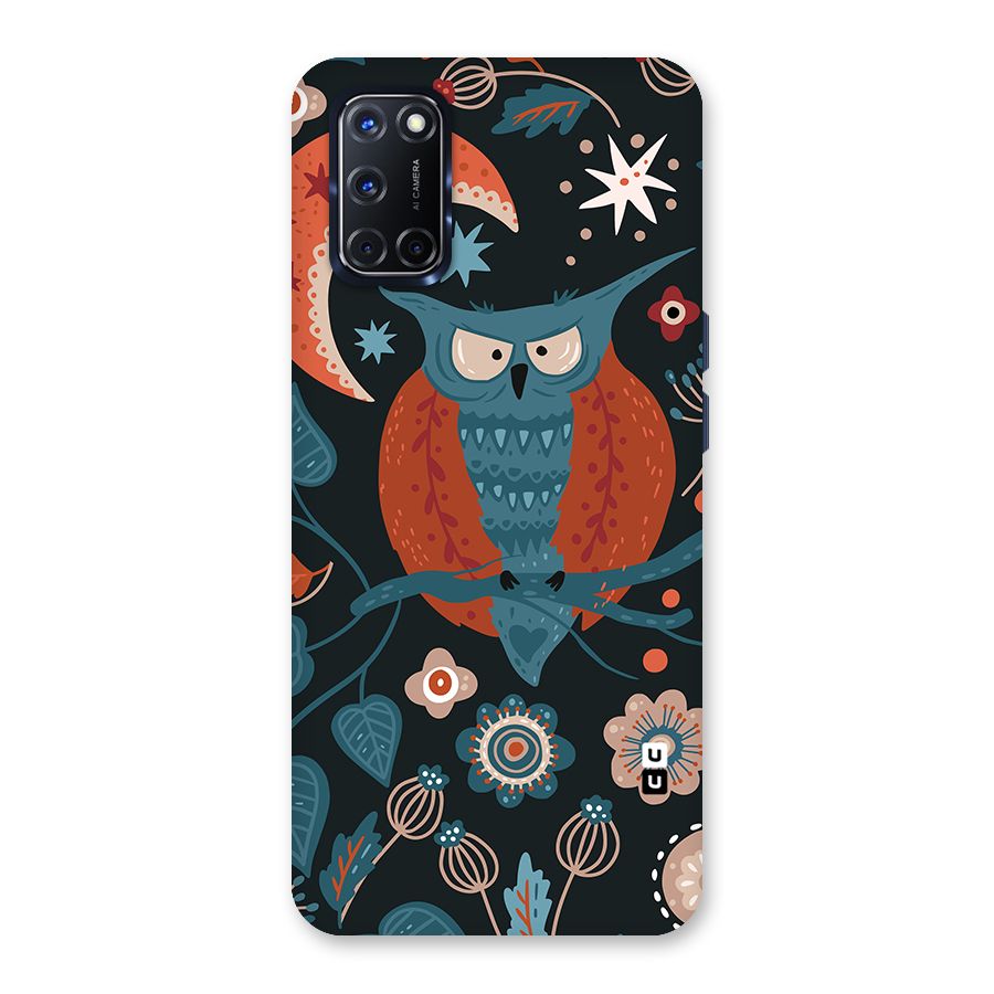Nordic Arts Owl Moon Back Case for Oppo A52