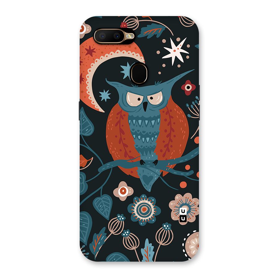 Nordic Arts Owl Moon Back Case for Oppo A5s