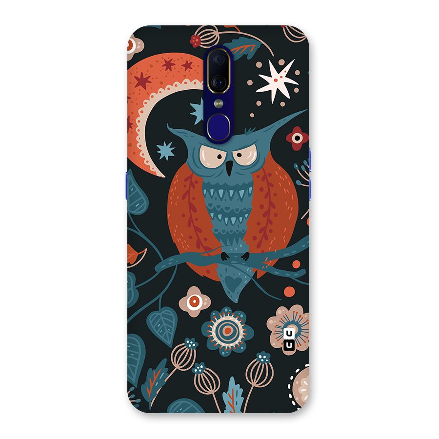 Nordic Arts Owl Moon Back Case for Oppo F11
