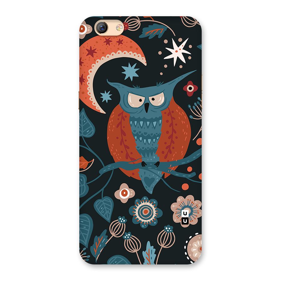 Nordic Arts Owl Moon Back Case for Oppo F3 Plus