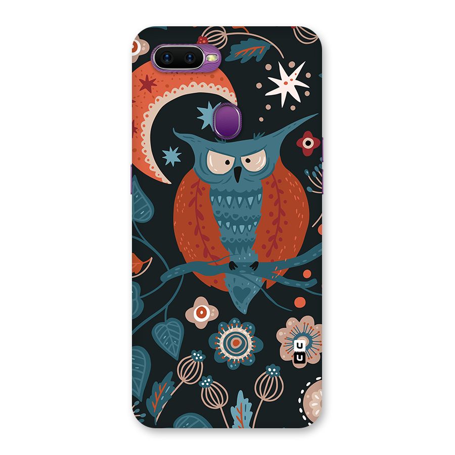 Nordic Arts Owl Moon Back Case for Oppo F9