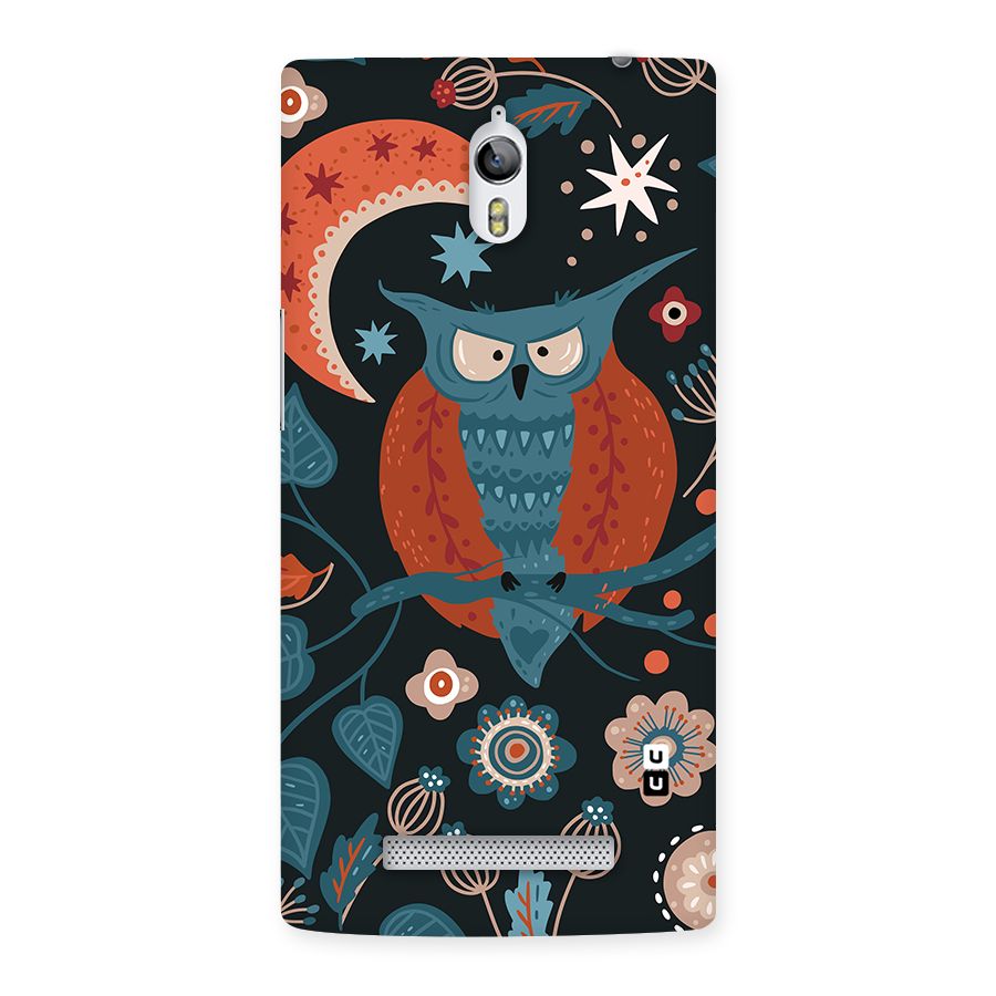 Nordic Arts Owl Moon Back Case for Oppo Find 7