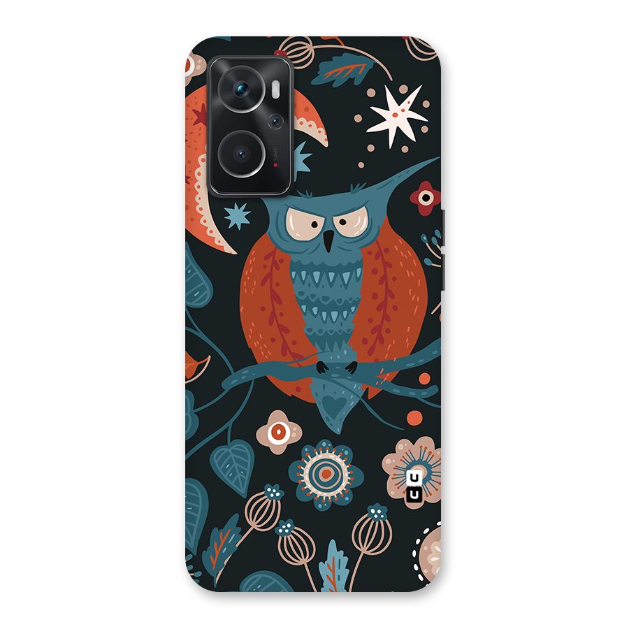 Nordic Arts Owl Moon Back Case for Oppo K10 4G