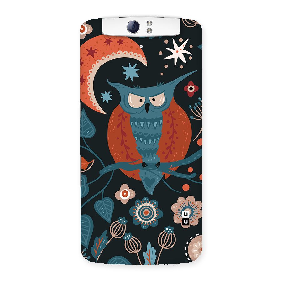 Nordic Arts Owl Moon Back Case for Oppo N1