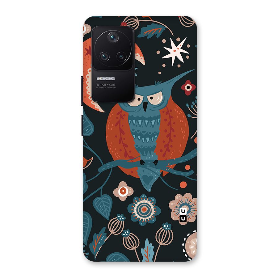 Nordic Arts Owl Moon Back Case for Poco F4 5G