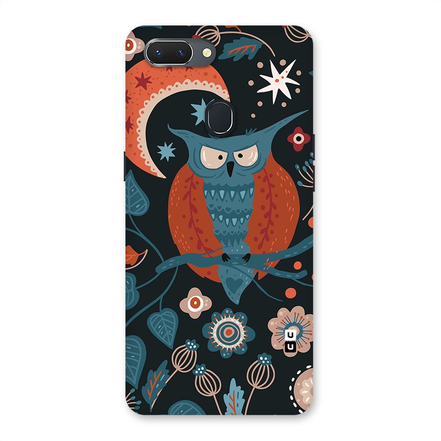 Nordic Arts Owl Moon Back Case for Realme 2