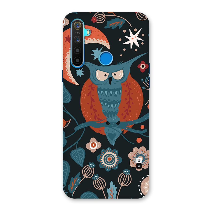 Nordic Arts Owl Moon Back Case for Realme 5s