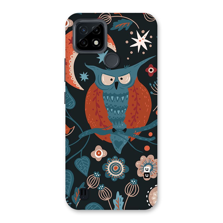 Nordic Arts Owl Moon Back Case for Realme C21