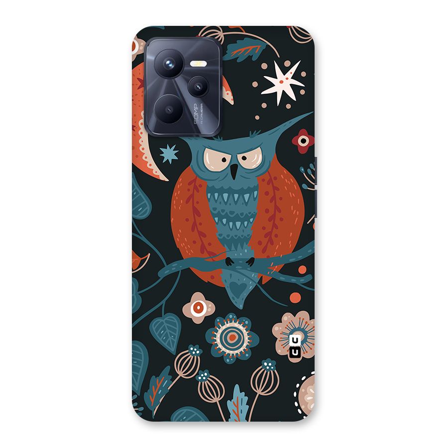 Nordic Arts Owl Moon Back Case for Realme C35