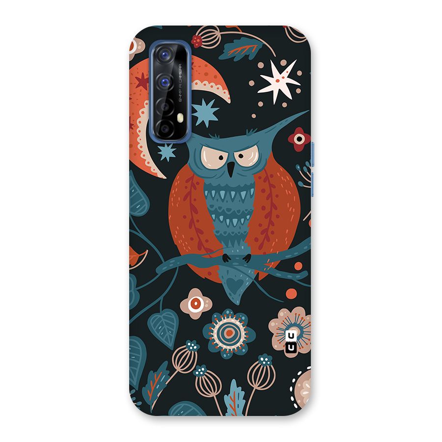 Nordic Arts Owl Moon Back Case for Realme Narzo 20 Pro
